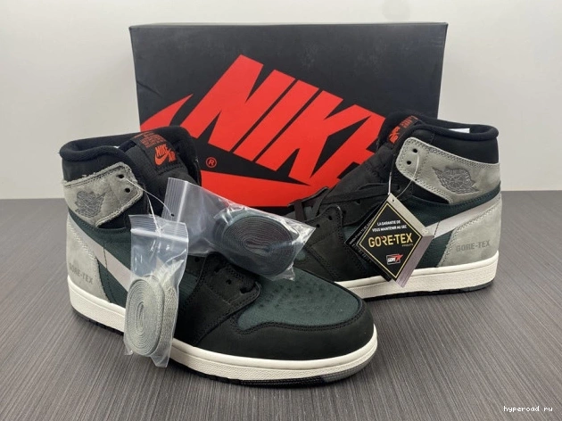 Grey Jordan High Black Gore-Tex Particle Element 1 Retro DB2889-001 0901